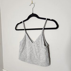 SKIN Grey Cotton Bralette Tank